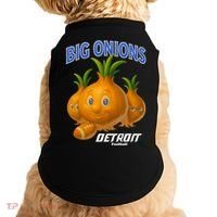 Funny Detroit Big Onions Football Doggie Tank thumb 0