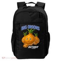 Funny Detroit Big Onions Football Backpack thumb 0