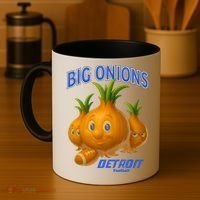 Funny Detroit Big Onions Football Coffee Mug thumb 4