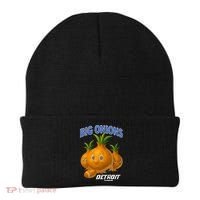 Funny Detroit Big Onions Football Beanie thumb 0