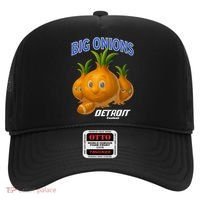 Funny Detroit Big Onions Football Hat thumb 0