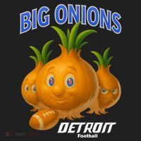 Funny Detroit Big Onions Football Hat thumb 2