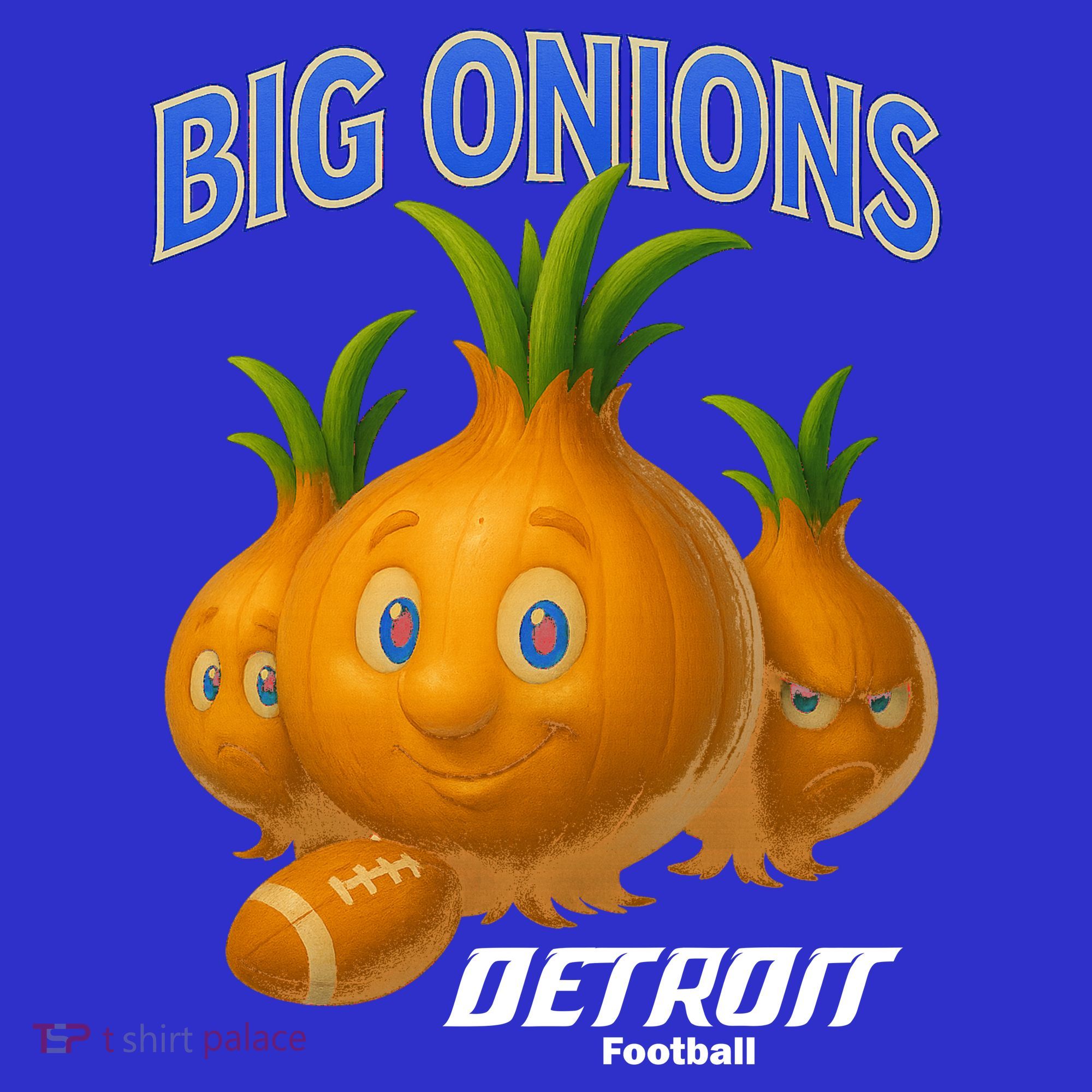 Funny Detroit Big Onions Football Sweatshirt