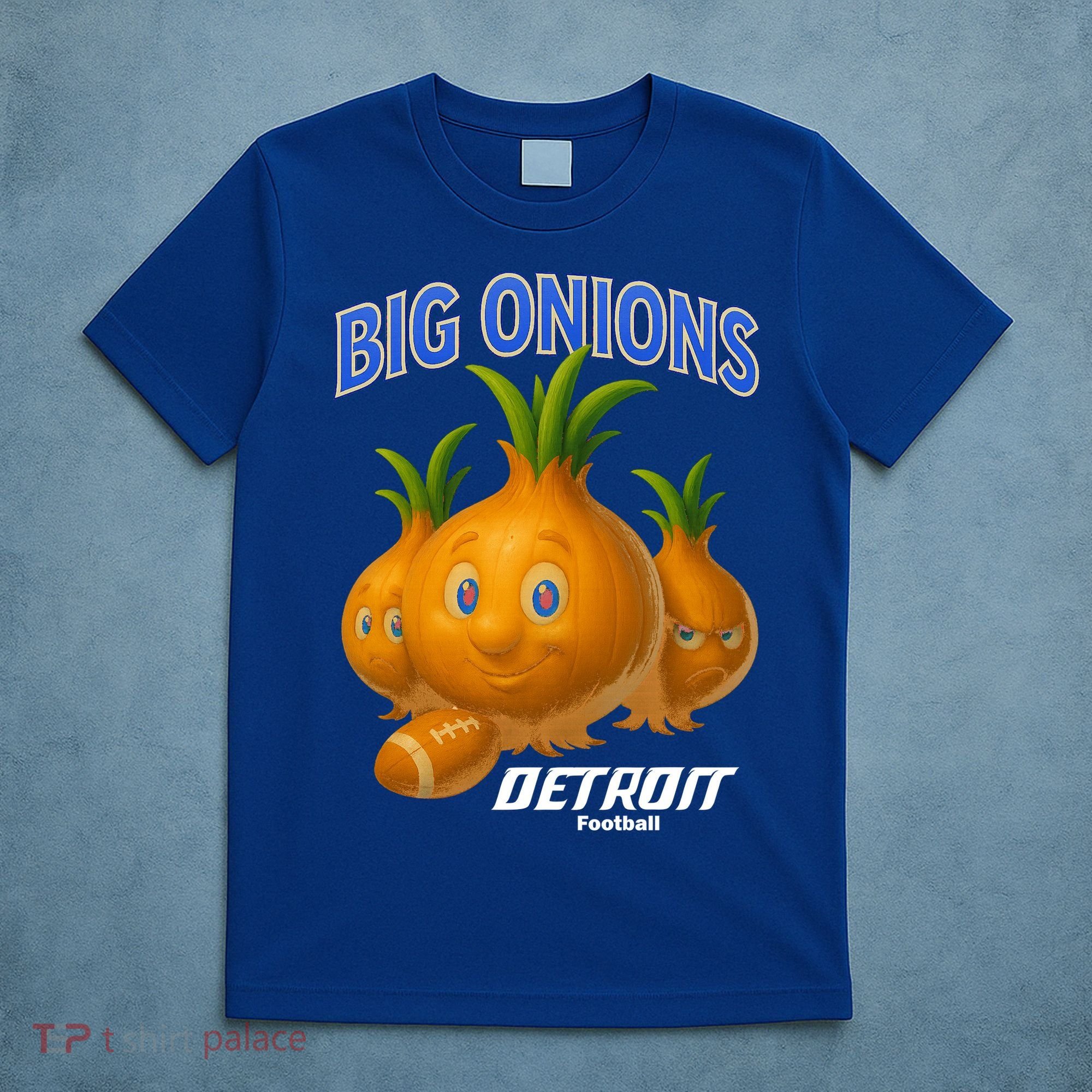 Funny Detroit Big Onions Football T-Shirt
