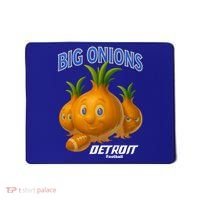 Funny Detroit Big Onions Football Mousepad thumb 0