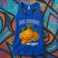Funny Detroit Big Onions Football Women's Tank Top thumb 3