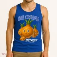 Funny Detroit Big Onions Football Tank Top thumb 3