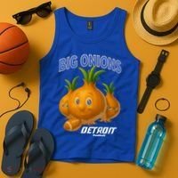 Funny Detroit Big Onions Football Tank Top thumb 4