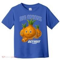Funny Detroit Big Onions Football Toddler T-Shirt thumb 0