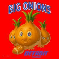 Funny Detroit Big Onions Football Santa Hat thumb 1