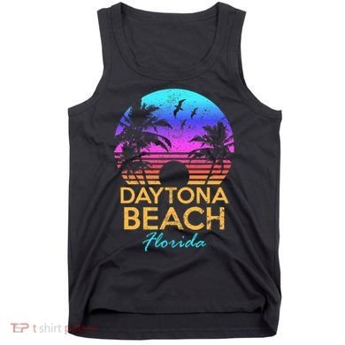 Florida Daytona Beach Sunset Vintage Tank Top