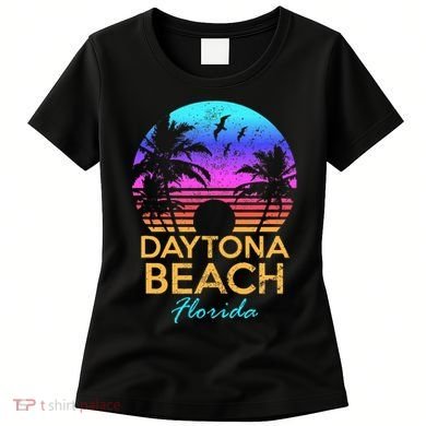 Florida Daytona Beach Sunset Vintage Women's T-Shirt