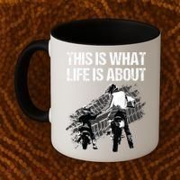 Funny Dirt Bike Art For Men Dad Boys Kid Motorcycle Lover Coffee Mug thumb 2