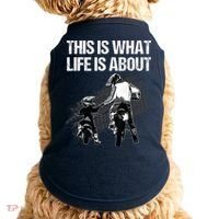 Funny Dirt Bike Art For Men Dad Boys Kid Motorcycle Lover Doggie Tank thumb 0