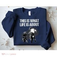 Funny Dirt Bike Art For Men Dad Boys Kid Motorcycle Lover Sweatshirt thumb 2