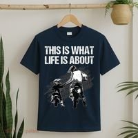 Funny Dirt Bike Art For Men Dad Boys Kid Motorcycle Lover T-Shirt thumb 2