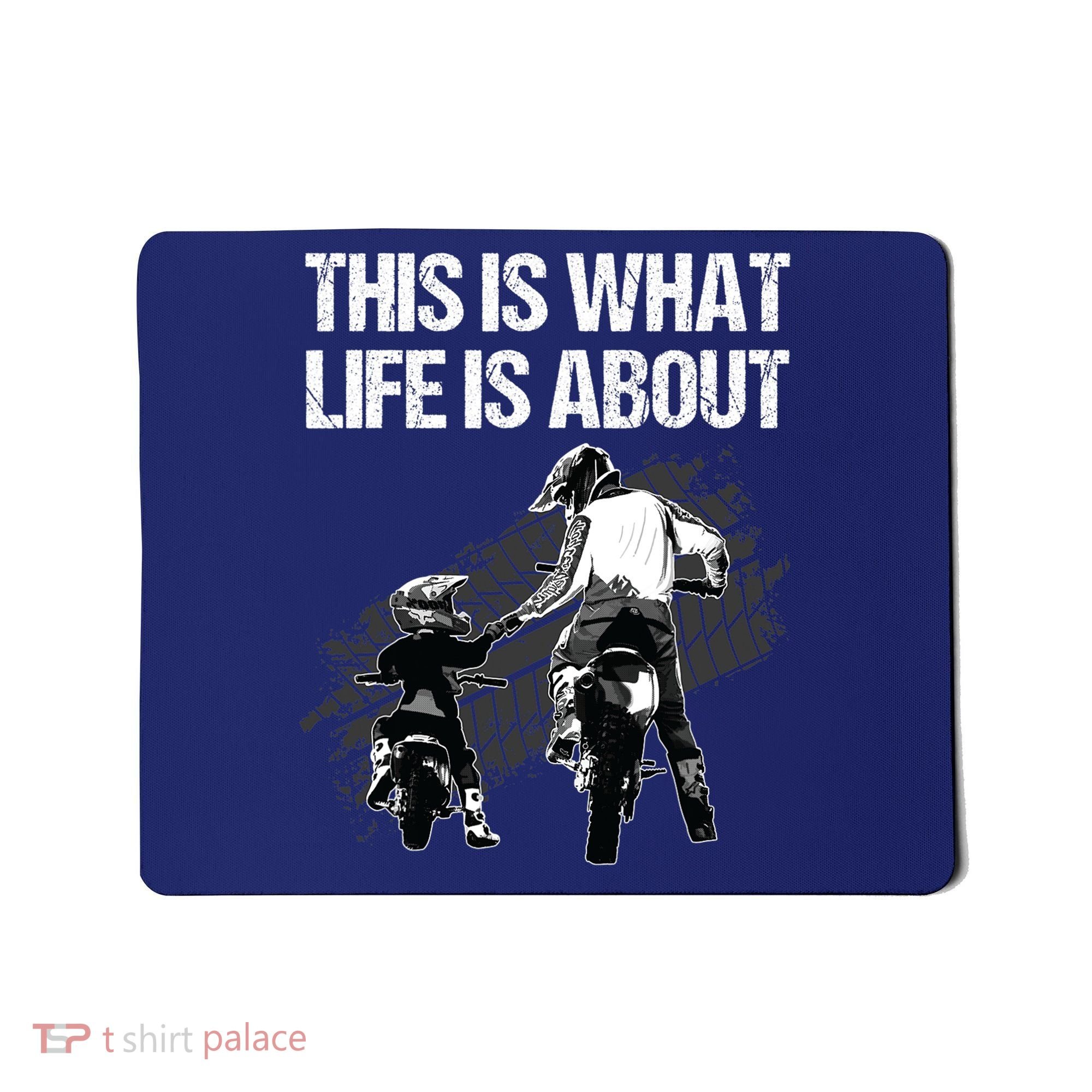 Funny Dirt Bike Art For Men Dad Boys Kid Motorcycle Lover Mousepad