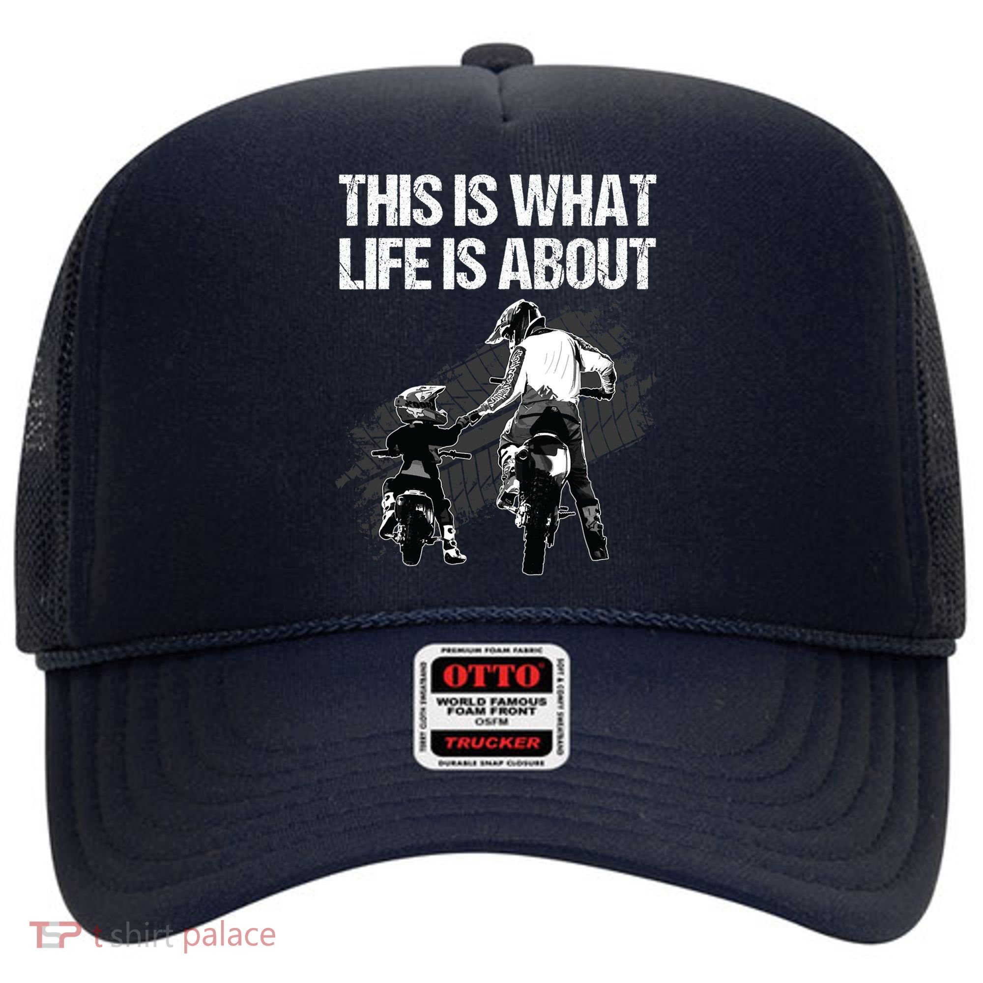 Funny Dirt Bike Art For Men Dad Boys Kid Motorcycle Lover Hat