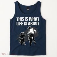 Funny Dirt Bike Art For Men Dad Boys Kid Motorcycle Lover Tank Top thumb 2