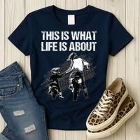 Funny Dirt Bike Art For Men Dad Boys Kid Motorcycle Lover Women's T-Shirt thumb 3