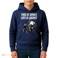 Funny Dirt Bike Art For Men Dad Boys Kid Motorcycle Lover Kids Hoodie thumb 4