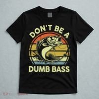 Fishing DonT Be Dumb Bass Funny Dad T-Shirt thumb 5