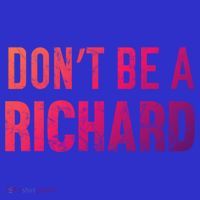 Funny DonT Be A Richard Distressed Gift Apron thumb 3