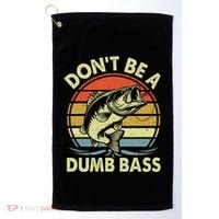 Fishing DonT Be Dumb Bass Golf Towel thumb 0