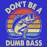 Fishing DonT Be Dumb Bass Mousepad thumb 1