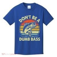 Fishing DonT Be Dumb Bass Kids T-Shirt thumb 0