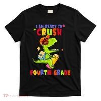 First Day Back To School N I Am Ready To Crush Fourth Grade T-Shirt thumb 0