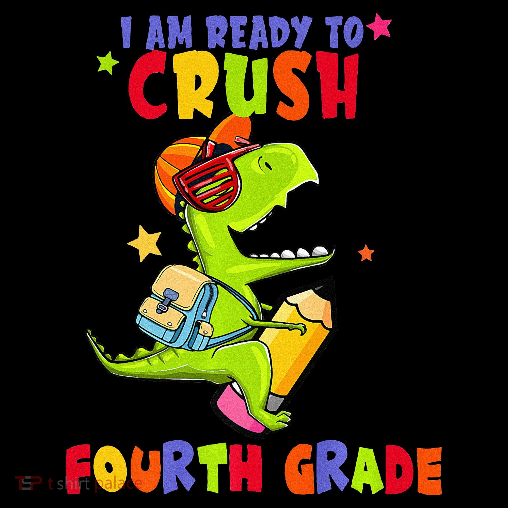 First Day Back To School N I Am Ready To Crush Fourth Grade Mousepad