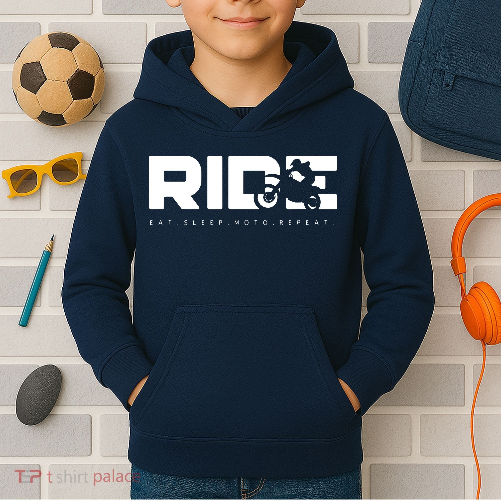 Funny Dirt Bike Motocross Apparel Motocross Kids Hoodie