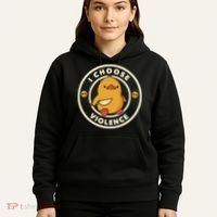 Funny Duck By Tobe Fonseca I Choose Violence Hoodie thumb 5