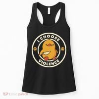 Funny Duck By Tobe Fonseca I Choose Violence Women's Tank Top thumb 0