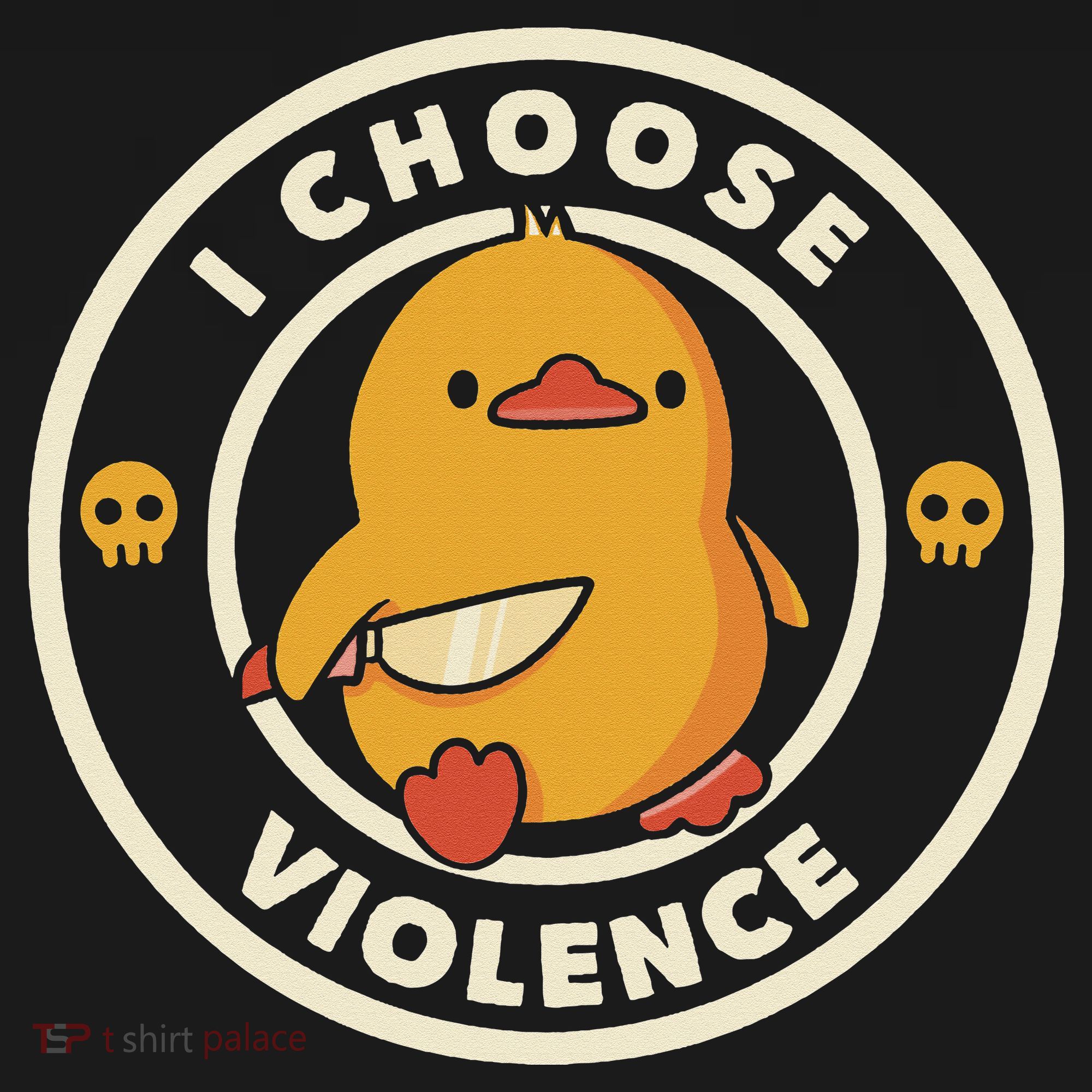 Funny Duck By Tobe Fonseca I Choose Violence Visor