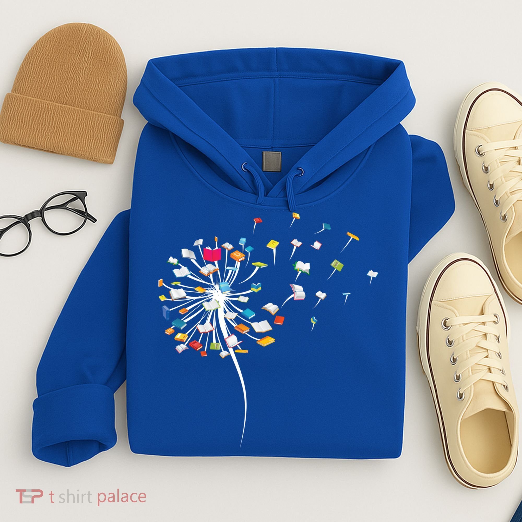 Funny Dandelion Books Gift For Reading Lover Hoodie