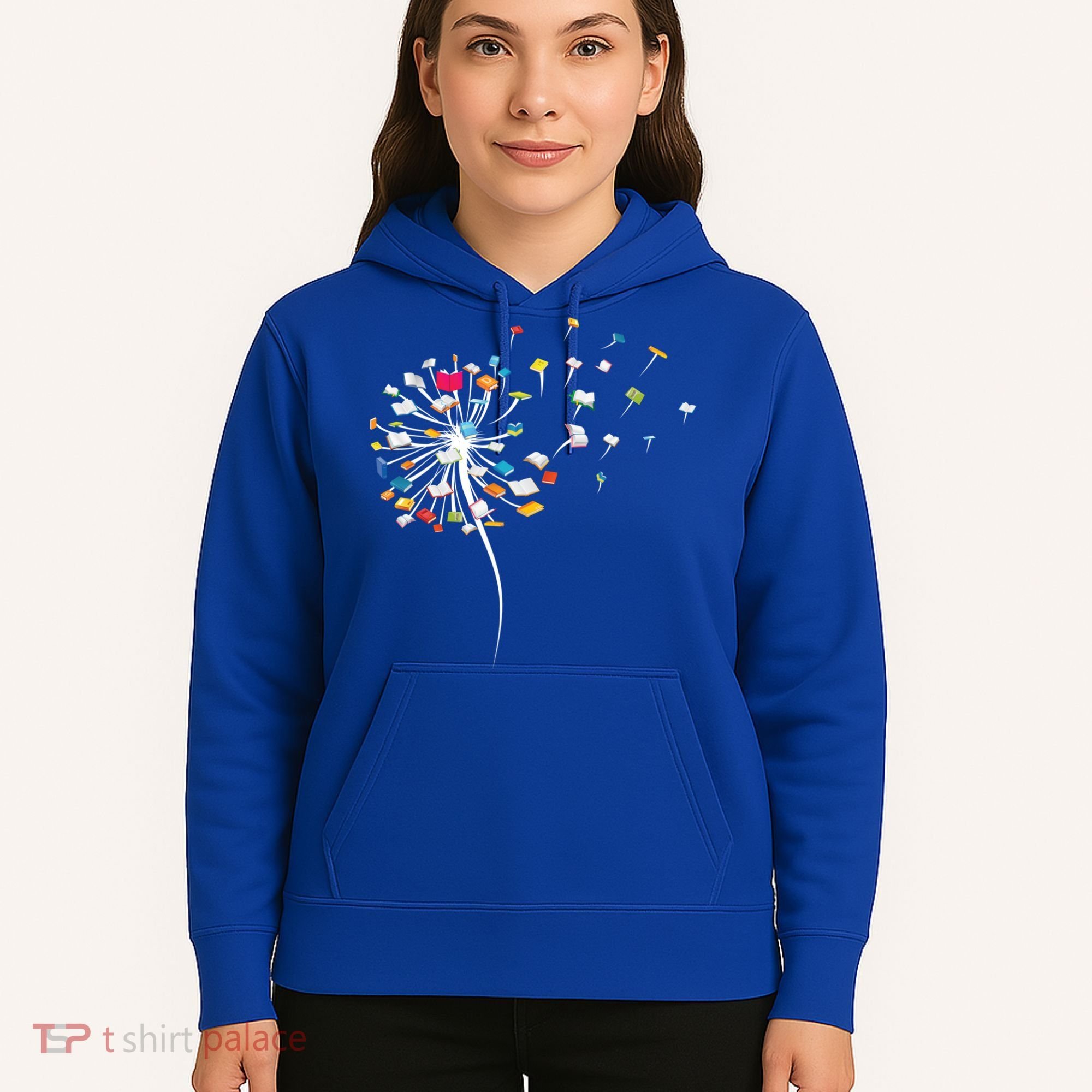 Funny Dandelion Books Gift For Reading Lover Hoodie