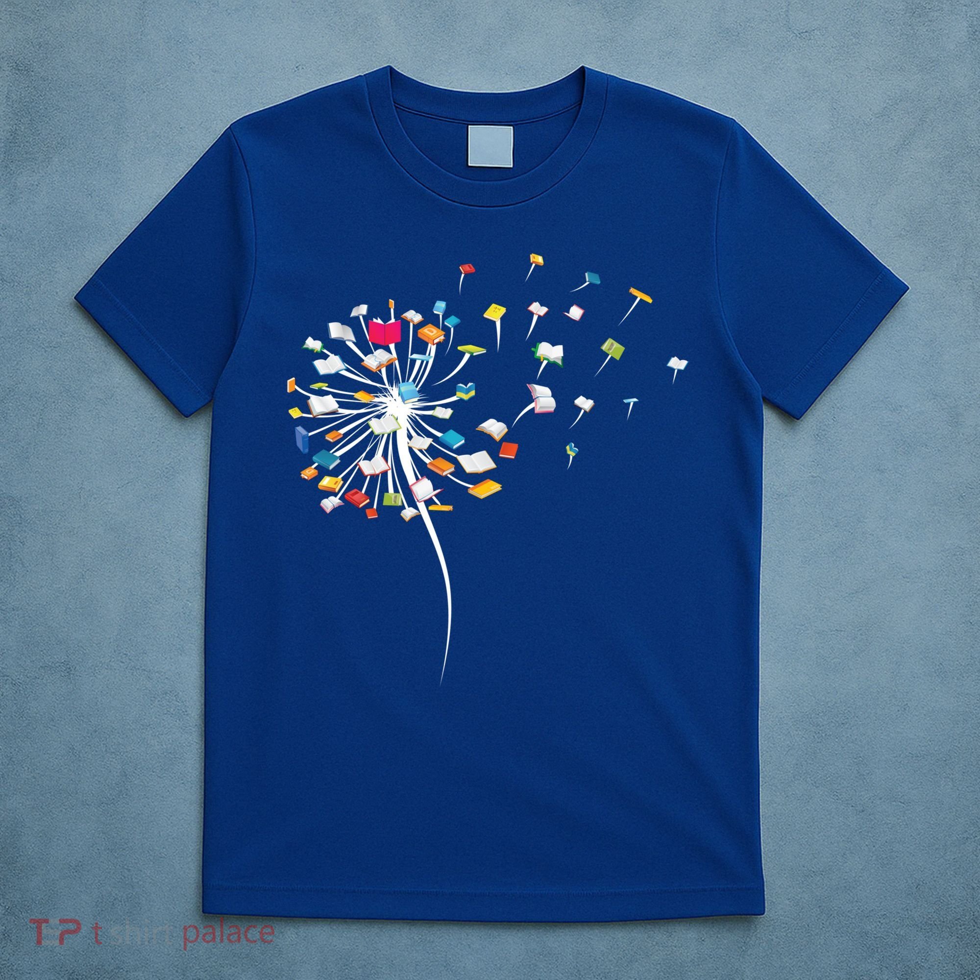 Funny Dandelion Books Gift For Reading Lover T-Shirt