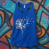 Funny Dandelion Books Gift For Reading Lover Women's Tank Top thumb 3