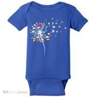 Funny Dandelion Books Gift For Reading Lover Baby Bodysuit thumb 0