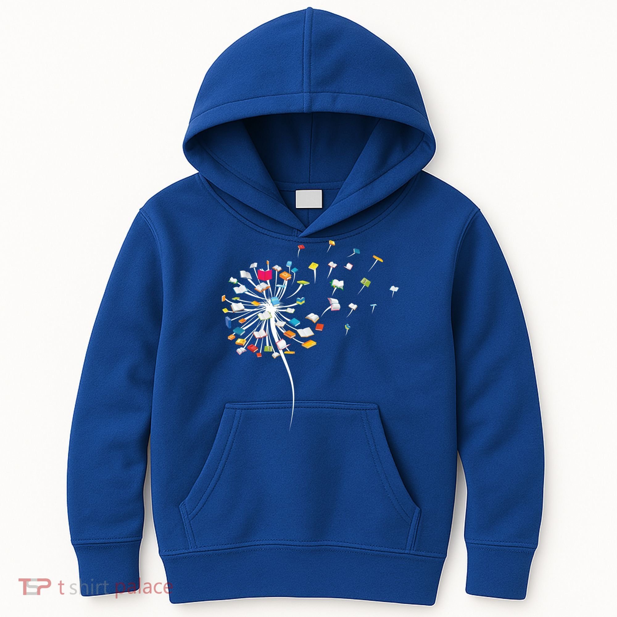 Funny Dandelion Books Gift For Reading Lover Kids Hoodie