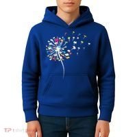 Funny Dandelion Books Gift For Reading Lover Kids Hoodie thumb 4