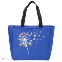 Funny Dandelion Books Gift For Reading Lover Tote Bag thumb 0