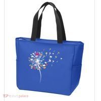 Funny Dandelion Books Gift For Reading Lover Tote Bag thumb 3