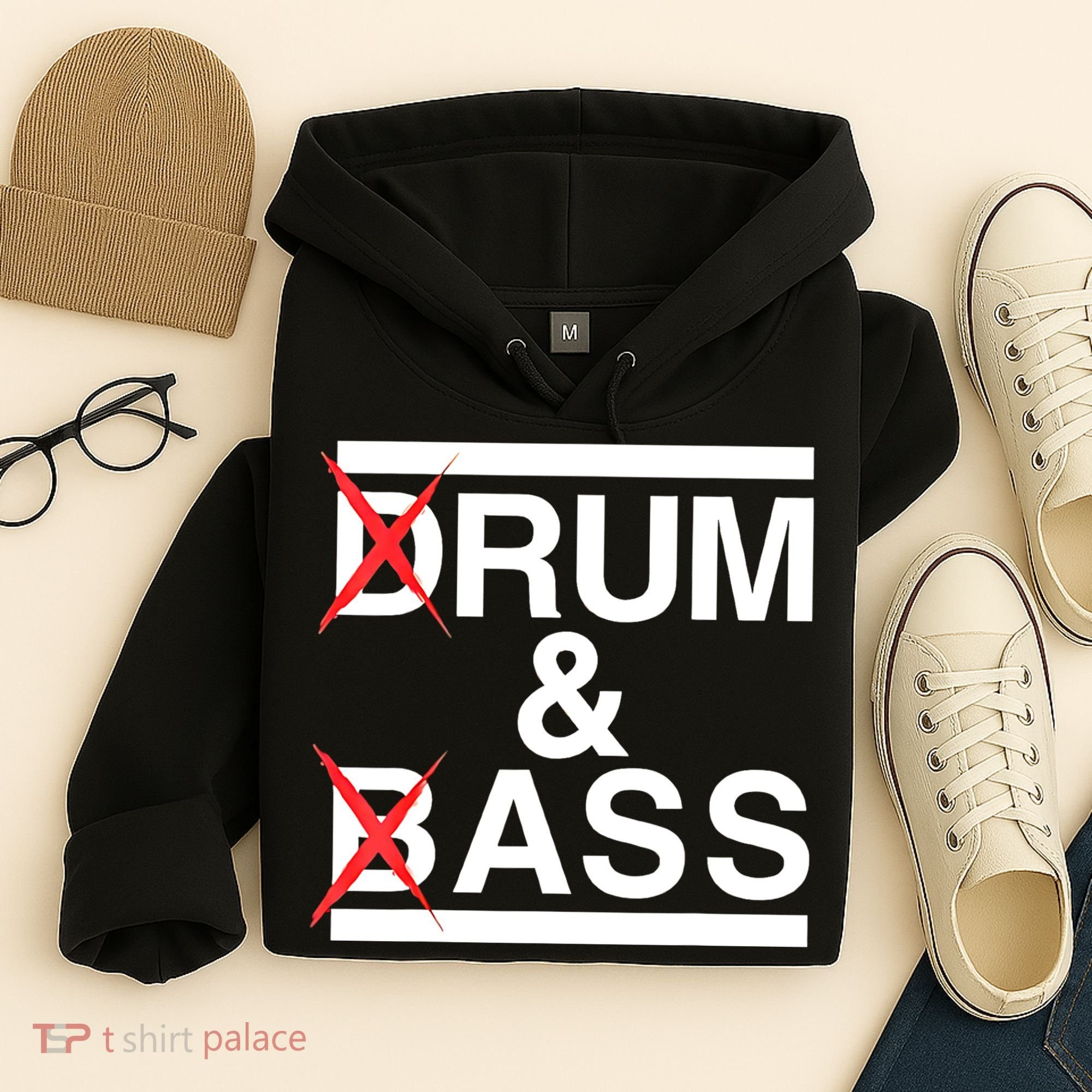 Funny Drum & Bass / Rum & Ass Lovers Hoodie