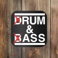 Funny Drum & Bass / Rum & Ass Lovers Coaster thumb 0