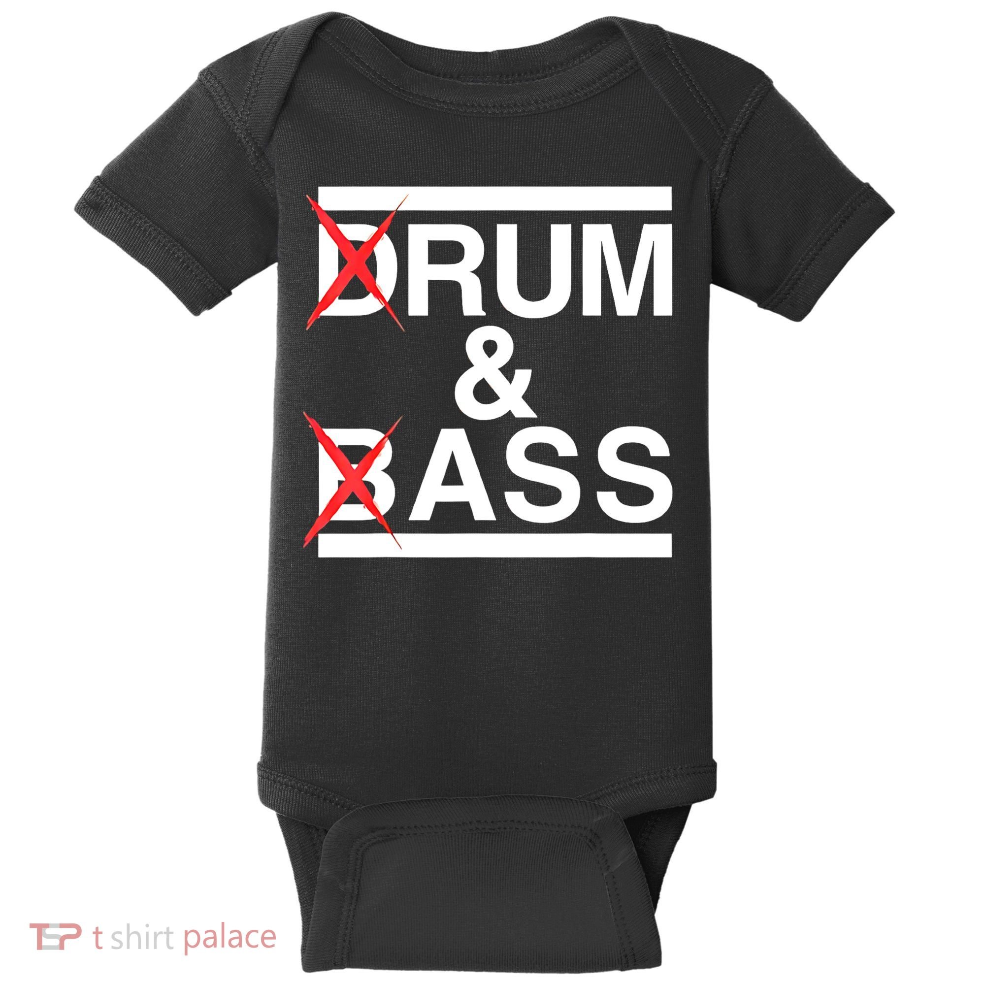 Funny Drum & Bass / Rum & Ass Lovers Baby Bodysuit