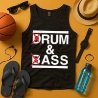 Funny Drum & Bass / Rum & Ass Lovers Tank Top thumb 4