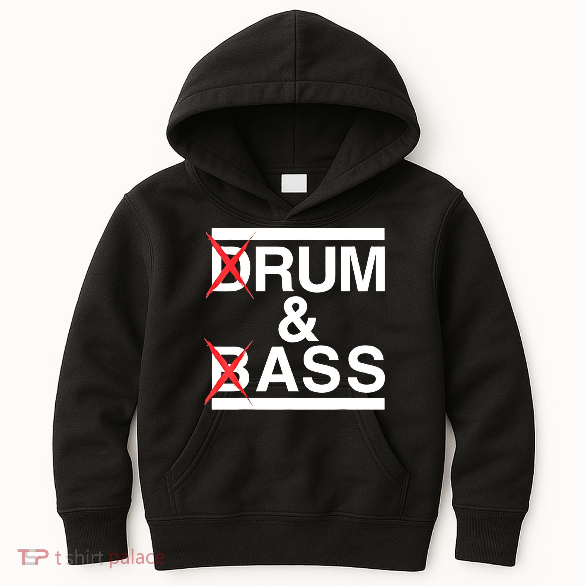 Funny Drum & Bass / Rum & Ass Lovers Kids Hoodie